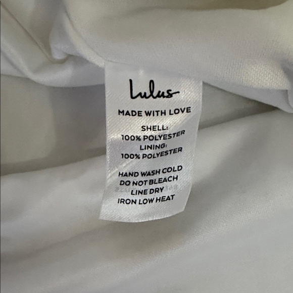 NWT Lulus Romantic Inspiration White Faux Wrap Maxi Wedding Formal Dress Medium - Picture 8 of 14